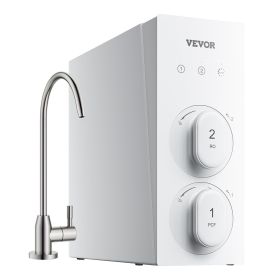 Reverse Osmosis System 400 GPD 8-stage Tankless Under Sink Water Filter System