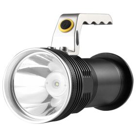 Super Bright Handheld LED Flashlight Portable USB Rechargeable Searchlight 3 Modes Waterproof Spotlight Torch Flashlight Aluminum Alloy for Campi