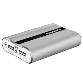 12000mAh Portable Charger With Dual USB Ports 3.1A Output Power Bank Ultra-Compact External Battery Pack (Option: Silver)