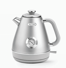 1200W dark gray electric kettle retro water Thermograph dial LED automatic off lamp SUS304 Food grade 1.7L / 57.5 oz Dark gray quick boiling cord (PSUXSH001H10A: PSUXSH001H10A)