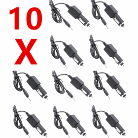10 X 12V DC Car Charger Corded Power Adapter (Option: 10PCS)